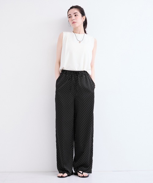 le cercle ADAM ET ROPE'(ルセルクルアダムエロペ)の「ドットパンツ(その他パンツ・レディース・ブラウン/オフホワイト/ブラック系その他・FREE)」の22枚目の写真