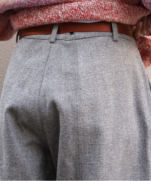 MEYAME(メヤメ)の「MEYAME/メヤメ ブラッシュドジャズネップデニム BRUSHED JAZZ NEP DENIM MEY-2513(デニムパンツ・レディース・グリーン/ブラック・0/1)」の4枚目の写真