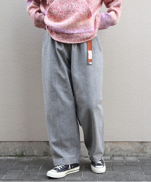 MEYAME(メヤメ)の「MEYAME/メヤメ ブラッシュドジャズネップデニム BRUSHED JAZZ NEP DENIM MEY-2513(デニムパンツ・レディース・グリーン/ブラック・0/1)」の6枚目の写真