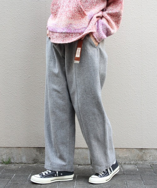MEYAME(メヤメ)の「MEYAME/メヤメ ブラッシュドジャズネップデニム BRUSHED JAZZ NEP DENIM MEY-2513(デニムパンツ・レディース・グリーン/ブラック・0/1)」の7枚目の写真