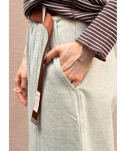 MEYAME(メヤメ)の「MEYAME/メヤメ ブラッシュドジャズネップデニム BRUSHED JAZZ NEP DENIM MEY-2513(デニムパンツ・レディース・グリーン/ブラック・0/1)」の16枚目の写真