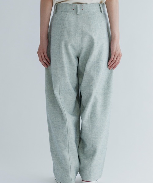 MEYAME(メヤメ)の「MEYAME/メヤメ ブラッシュドジャズネップデニム BRUSHED JAZZ NEP DENIM MEY-2513(デニムパンツ・レディース・グリーン/ブラック・0/1)」の20枚目の写真