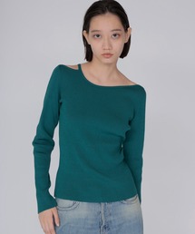asymmetry rib pullover(アシンメトリーリブプルオーバー)