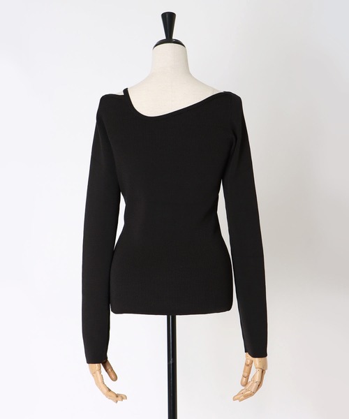 DRESSLAVE(ドレスレイブ)の「asymmetry rib pullover(アシンメトリーリブプルオーバー)(ニット/セーター・レディース・ホワイト/グリーン/ブラック・38)」の22枚目の写真