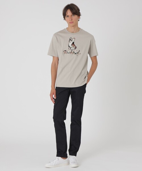 BLACK LABEL CRESTBRIDGE(ブラックレーベル・クレストブリッジ)の「ハブラシコーギーTシャツ(Tシャツ/カットソー・メンズ・オフホワイト/ブラック/ベージュ系その他/ピンク系その他2・L/XL/M/S)」の21枚目の写真