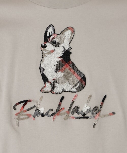 BLACK LABEL CRESTBRIDGE(ブラックレーベル・クレストブリッジ)の「ハブラシコーギーTシャツ(Tシャツ/カットソー・メンズ・オフホワイト/ブラック/ベージュ系その他/ピンク系その他2・L/XL/M/S)」の8枚目の写真