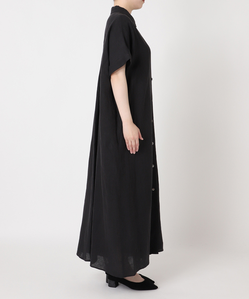 journal standard L'essage(ジャーナルスタンダードレサージュ)の「リネンドルマンシャツワンピース(ワンピース・レディース・イエロー/ブラック/ブラウン系その他・36/38)」の20枚目の写真