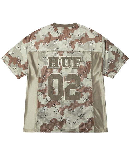 HUF（ハフ）の「CAMO FOOTBALL JERSEY（Tシャツ/カットソー・メンズ・ブラウン/オレンジ系その他・S/M/L/XL）」の13枚目の写真