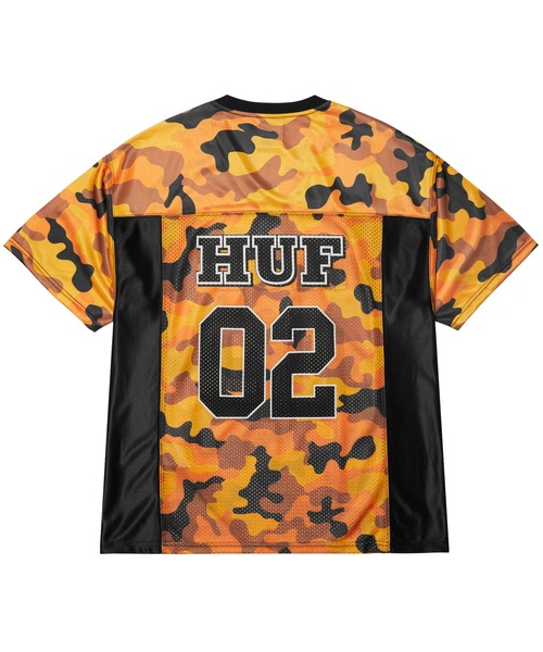 HUF（ハフ）の「CAMO FOOTBALL JERSEY（Tシャツ/カットソー・メンズ・ブラウン/オレンジ系その他・S/M/L/XL）」の12枚目の写真