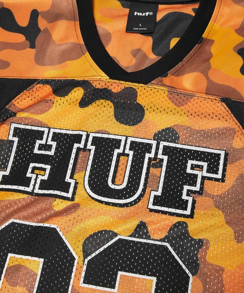 HUF（ハフ）の「CAMO FOOTBALL JERSEY（Tシャツ/カットソー・メンズ・ブラウン/オレンジ系その他・S/M/L/XL）」の22枚目の写真