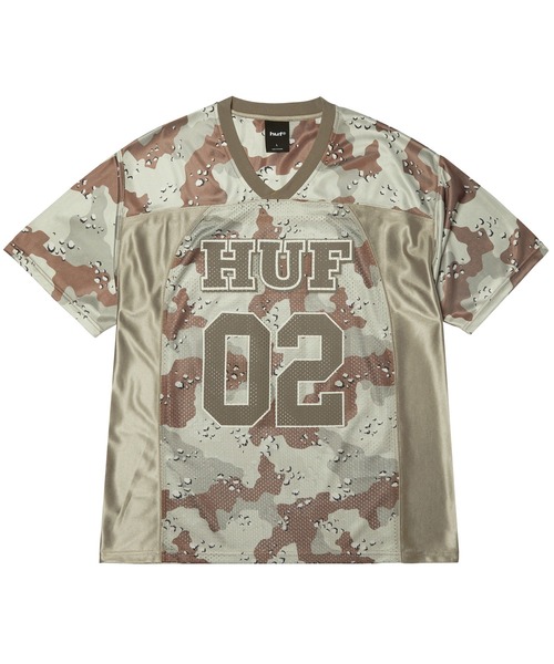 HUF（ハフ）の「CAMO FOOTBALL JERSEY（Tシャツ/カットソー・メンズ・ブラウン/オレンジ系その他・S/M/L/XL）」の14枚目の写真