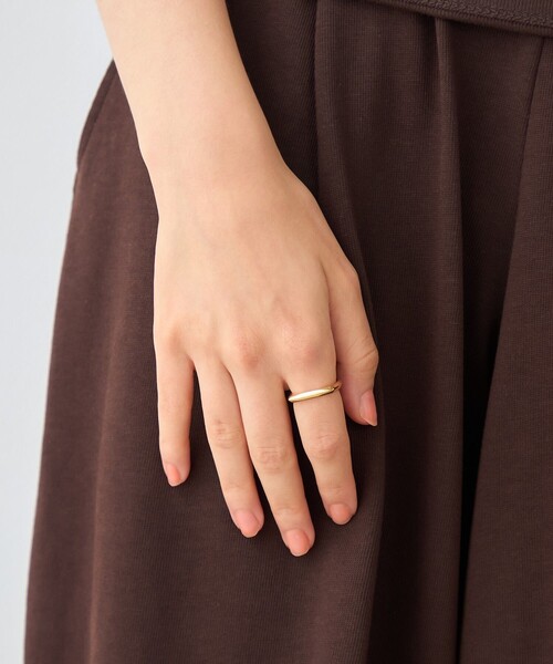 ete（エテ）の「[オブジェ] スクエア リング（リング・レディース・イエローゴールド/プラチナム・19号/15号/11号/17号/13号/9号/7号）」の11枚目の写真