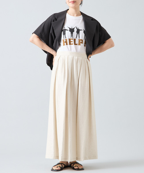 Liesse(リエス)の「《別注》【GOOD ROCK SPEED/グッドロックスピード】BeatlesTシャツ(Tシャツ/カットソー・レディース・ホワイト/チャコールグレー・FREE)」の7枚目の写真