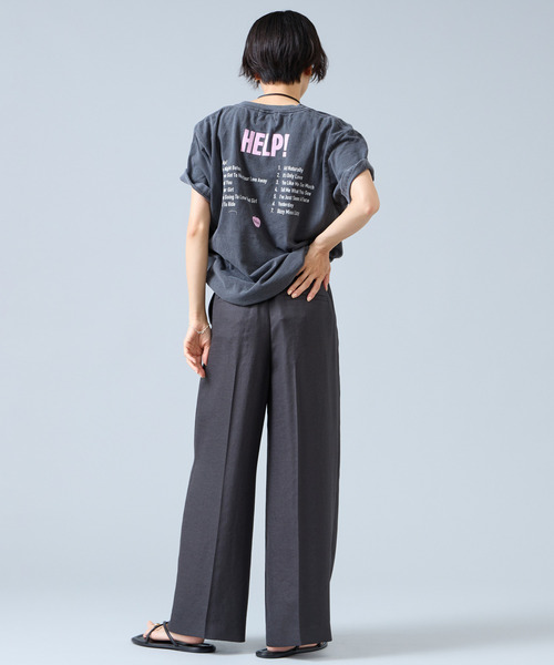 Liesse(リエス)の「《別注》【GOOD ROCK SPEED/グッドロックスピード】BeatlesTシャツ(Tシャツ/カットソー・レディース・ホワイト/チャコールグレー・FREE)」の13枚目の写真