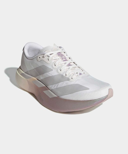 adidas(アディダス)の「アディゼロ EVO SL / Adizero EVO SL / ランニングシューズ / アディダス adidas(スニーカー・レディース・ホワイト・23.0cm/22.5cm/22.0cm/26.0cm/25.5cm/25.0cm/24.5cm/24.0cm/23.5cm)」の4枚目の写真