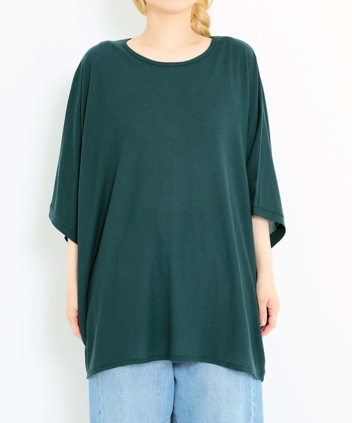 HEART MARKET(ハートマーケット)の「後ろヘンリードルマンチュニック(Tシャツ/カットソー・レディース・ダークパープル/グレイッシュベージュ/チャコール/ライトブルー/ブラック・FREE)」の11枚目の写真