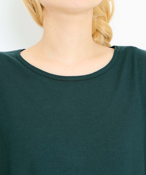 HEART MARKET(ハートマーケット)の「後ろヘンリードルマンチュニック(Tシャツ/カットソー・レディース・ダークパープル/グレイッシュベージュ/チャコール/ライトブルー/ブラック・FREE)」の15枚目の写真
