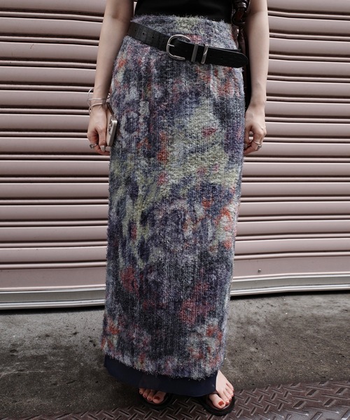 WOVEN PATTERN FLOWER SKIRT（スカート）｜Ameri（アメリ）の