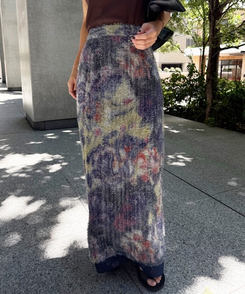 WOVEN PATTERN FLOWER SKIRT（スカート）｜Ameri（アメリ）の