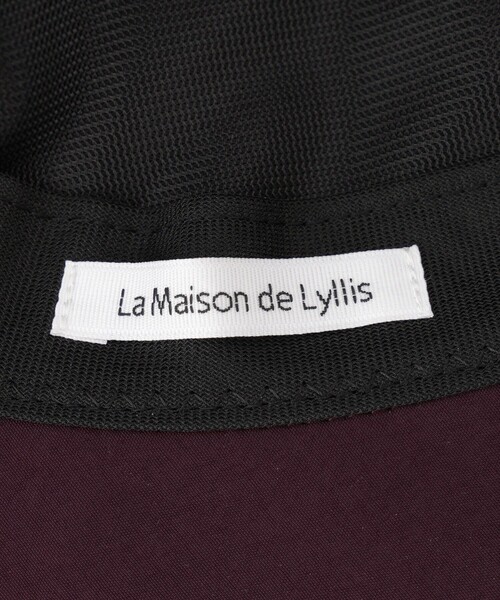 La Maison de Lyllis(メゾンドリリス)の「【La Maison de Lyllis for ADAM ET ROPE'】別注UV HAMPTON(ハット・レディース・チャコールグレー/グリーン系その他/ボルドー・FREE)」の17枚目の写真
