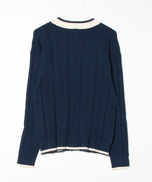 adidas(アディダス)の「CABLE KNIT CARDIGAN / アディダスオリジナルス adidas Originals(カーディガン/ボレロ・レディース・ライトイエロー/ブルー・XX-LARGE/LARGE/MEDIUM/SMALL/X-LARGE/X-SMALL)」の12枚目の写真