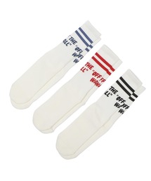 VANS | VANS ヴァンズ OFF THE WALL 3p Crew SKS SOCKS 126K7210500 ABC-MART限定 MULTI(ソックス/靴下)