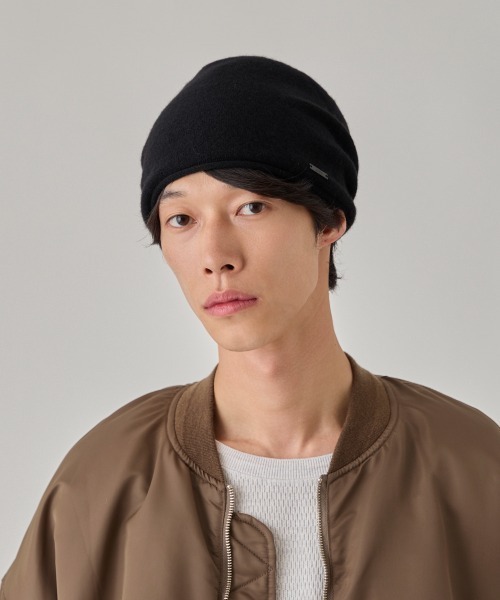 arth(アース)の「arth High Gage Ca Beanie / アース(ニットキャップ/ビーニー・メンズ・グレー/ブルー/ブラック/ライトベージュ・57~59cm)」の18枚目の写真