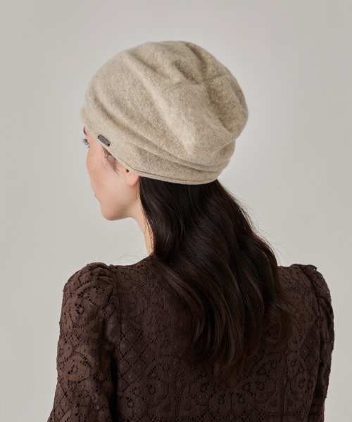 arth(アース)の「arth High Gage Ca Beanie / アース(ニットキャップ/ビーニー・メンズ・グレー/ブルー/ブラック/ライトベージュ・57~59cm)」の7枚目の写真