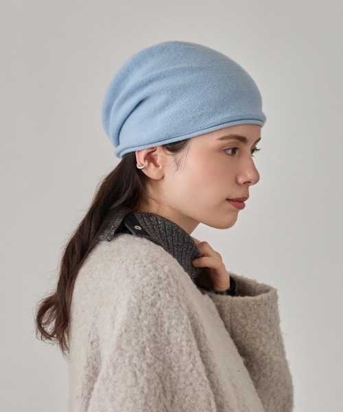 arth(アース)の「arth High Gage Ca Beanie / アース(ニットキャップ/ビーニー・メンズ・グレー/ブルー/ブラック/ライトベージュ・57~59cm)」の14枚目の写真