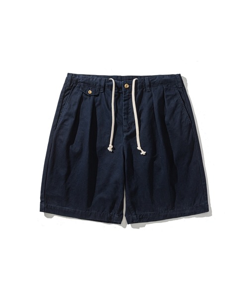Liberaturs（リベレーター）の「クラシックタックショーツ/CLASSIC TUCK SHORTS（その他パンツ・メンズ・ベージュ/ネイビー・SMALL/MEDIUM）」の2枚目の写真
