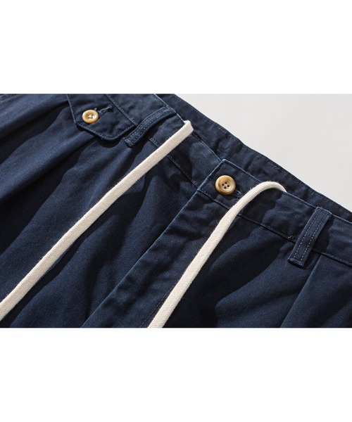 Liberaturs（リベレーター）の「クラシックタックショーツ/CLASSIC TUCK SHORTS（その他パンツ・メンズ・ベージュ/ネイビー・SMALL/MEDIUM）」の5枚目の写真