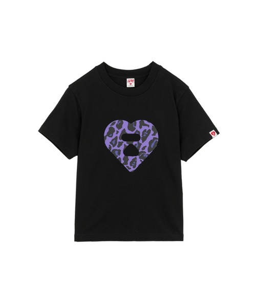 APEE BY A BATHING APE(エイピーバイアベイシングエイプ)の「APEE LEOPARD PRINTED TEE(Tシャツ/カットソー・レディース・ブラック/ホワイト・SMALL/X-SMALL)」の2枚目の写真