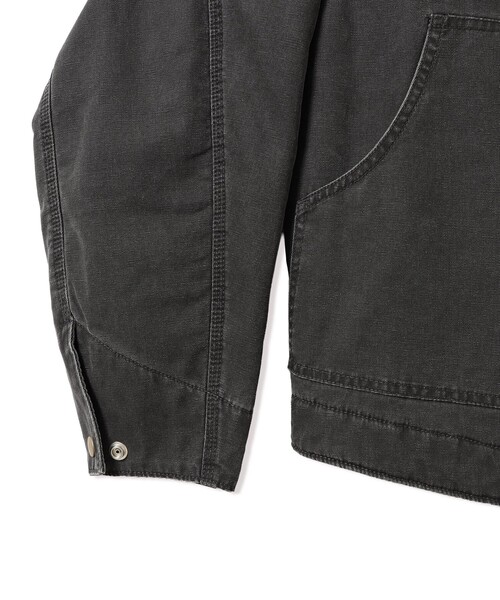 BEAMS HEART(ビームスハート)の「コットンダック ショートジャケット(ブルゾン・メンズ・ライトブラウン/ブラック・SMALL/MEDIUM/LARGE)」の5枚目の写真