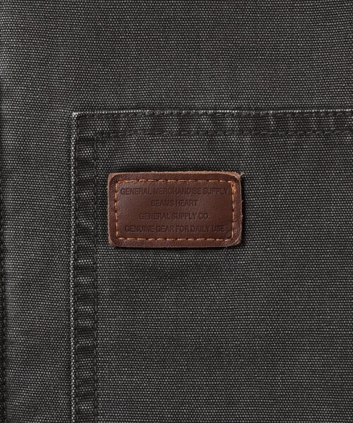 BEAMS HEART(ビームスハート)の「コットンダック ショートジャケット(ブルゾン・メンズ・ライトブラウン/ブラック・SMALL/MEDIUM/LARGE)」の6枚目の写真