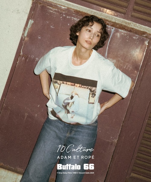 ADAM ET ROPE'(アダムエロペ)の「【Buffalo 66 × 10Culture for ADAM ET ROPE'】Buffalo 66 T SHIRT(Tシャツ/カットソー・メンズ・ブラック系その他/グレー系その他/スミクロ/ホワイト系その他2/ブラック系その他2/ブラック系その他3/ホワイト系その他/ホワイト/チャコールグレー/ライトグレー/ブラック/グレー・M/L/XL)」の7枚目の写真