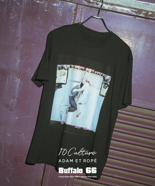 ADAM ET ROPE'(アダムエロペ)の「【Buffalo 66 × 10Culture for ADAM ET ROPE'】Buffalo 66 T SHIRT(Tシャツ/カットソー・メンズ・ブラック系その他/グレー系その他/スミクロ/ホワイト系その他2/ブラック系その他2/ブラック系その他3/ホワイト系その他/ホワイト/チャコールグレー/ライトグレー/ブラック/グレー・M/L/XL)」の8枚目の写真