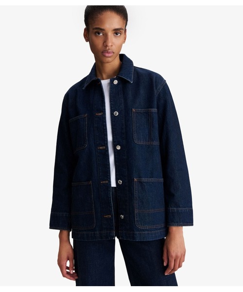 A.P.C.（アーペーセー）の「Mina ジャケット（デニムジャケット・レディース・ブルー・36/34/38）」の6枚目の写真