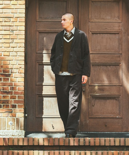 niko and...(ニコアンド)の「【ANDSEWN (アンドソーン)】コーデュロイワークパンツ(その他パンツ・メンズ・ブラウン/チャコール・MEDIUM/LARGE)」の9枚目の写真