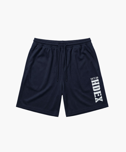 HDEX（エイチデックス）の「クラシックピンタックメッシュショーツ (ネイビー)（その他パンツ・メンズ・ネイビー・LARGE/MEDIUM/X-LARGE）」の2枚目の写真