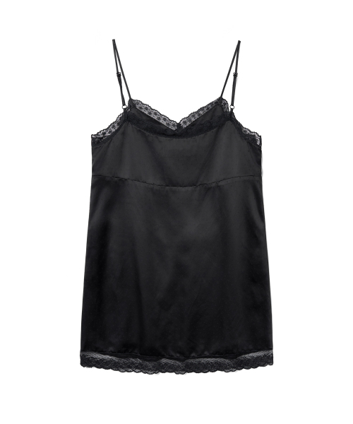 TTUDEMENT(トュードメント)の「SATIN DOT SLEEVELESS DRESS_BLACK(ワンピース・レディース・その他・SMALL/MEDIUM)」の4枚目の写真