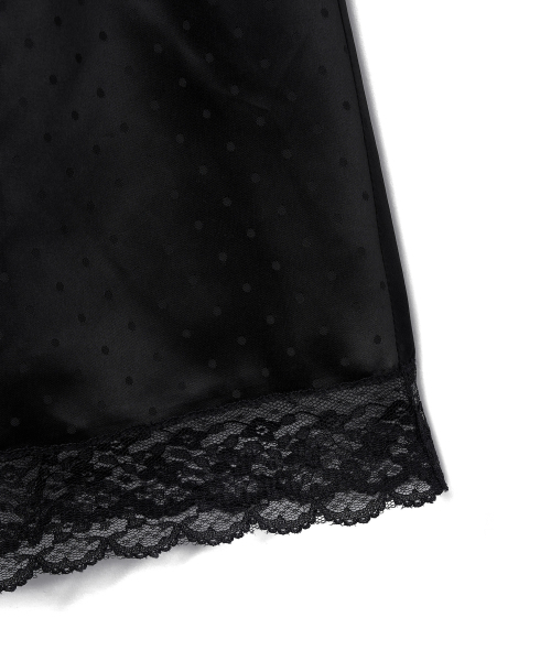 TTUDEMENT(トュードメント)の「SATIN DOT SLEEVELESS DRESS_BLACK(ワンピース・レディース・その他・SMALL/MEDIUM)」の6枚目の写真