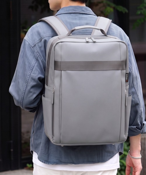 Sobagni(ソバニ)の「バックパック / BackPack194 02(バックパック/リュック・メンズ・グレー/ホワイト/ブラック/ブラウン・FREE)」の3枚目の写真
