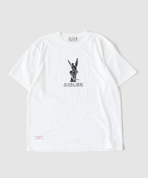 WISM(ウィズム)の「AI STILL HERE / アイスティルヒア NIKE(Tシャツ/カットソー・メンズ・ホワイト・MEDIUM/LARGE)」の1枚目の写真