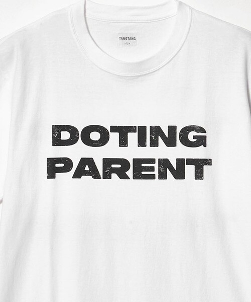 TANGTANG(タンタン)の「<TANGTANG>DOTING PARENT Tシャツ(Tシャツ/カットソー・メンズ・ホワイト・XL/L/M)」の5枚目の写真