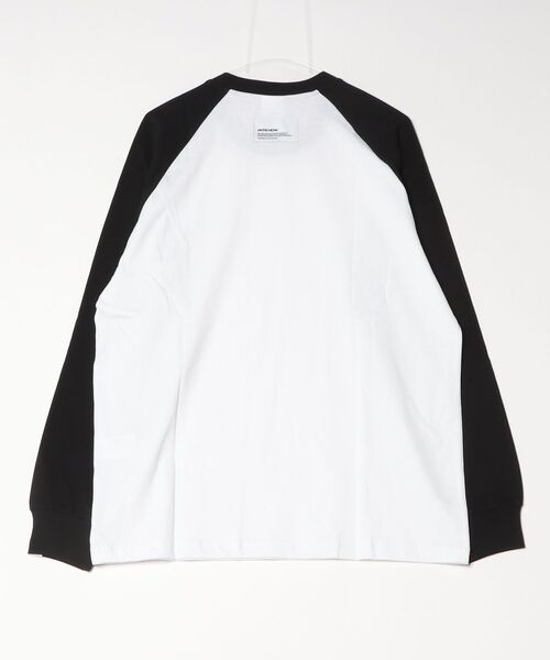 AAPE BY A BATHING APE(エーエイプバイアベイシングエイプ)の「AAPE NOW SPADES RAGLAN LONG SLEEVE TEE(Tシャツ/カットソー・メンズ・ネイビー/ブラック・SMALL/LARGE/MEDIUM)」の9枚目の写真