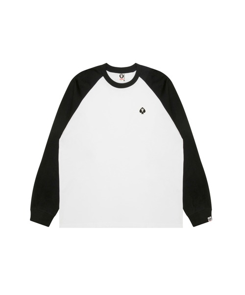 AAPE NOW SPADES RAGLAN LONG SLEEVE TEE | AAPE.JP