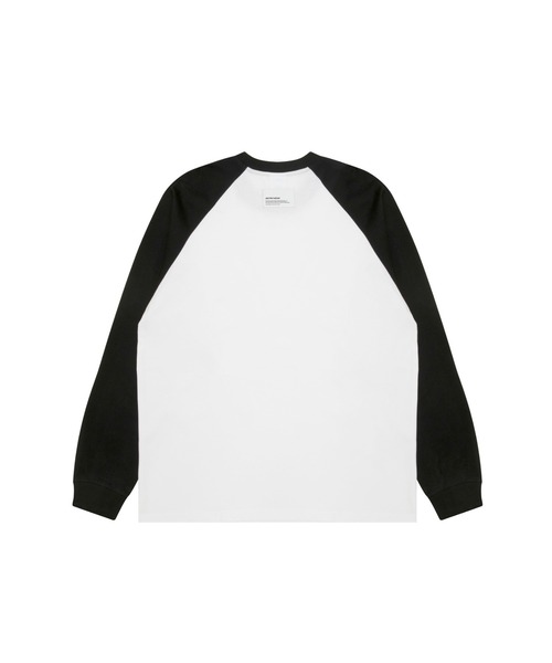 AAPE BY A BATHING APE(エーエイプバイアベイシングエイプ)の「AAPE NOW SPADES RAGLAN LONG SLEEVE TEE(Tシャツ/カットソー・メンズ・ネイビー/ブラック・SMALL/LARGE/MEDIUM)」の3枚目の写真