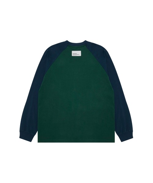 AAPE BY A BATHING APE(エーエイプバイアベイシングエイプ)の「AAPE NOW SPADES RAGLAN LONG SLEEVE TEE(Tシャツ/カットソー・メンズ・ネイビー/ブラック・SMALL/LARGE/MEDIUM)」の6枚目の写真