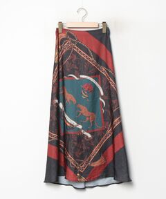 セール】MEDI TWIN CHEETAH FAKE SCARF SKIRT（スカート）｜Ameri