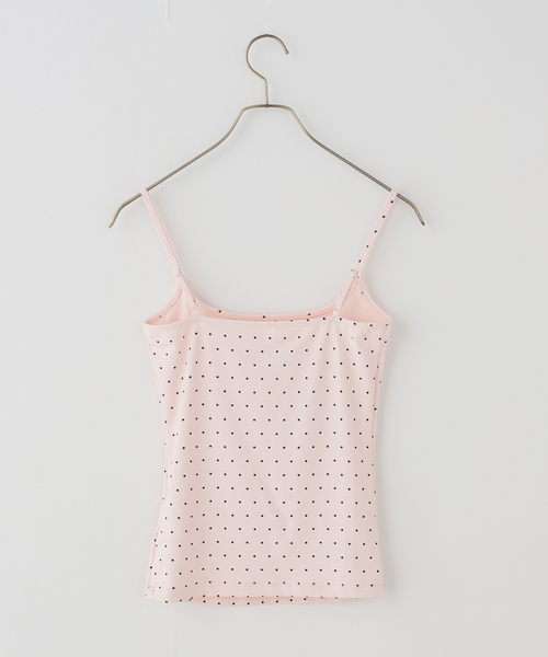 Oriens JOURNAL STANDARD（オリエンス ジャーナルスタンダード）の「【NIIHAI/ニーハイ】TANK IN PINK POLKA（キャミソール・レディース・ピンク系その他・X-SMALL）」の3枚目の写真